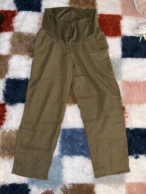 Linen Maternity Pants